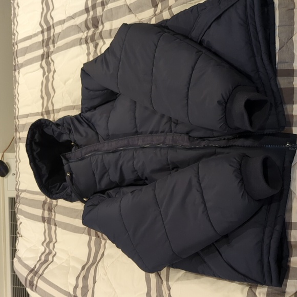 JCrew Navy Blue Puffer Winter Jacket, Mens XL - Picture 3 of 4